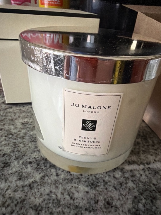 Jo Malone Other - Jo Malone large deluxe 600 gram 21 oz three-wick candle Peony and Blush Suede